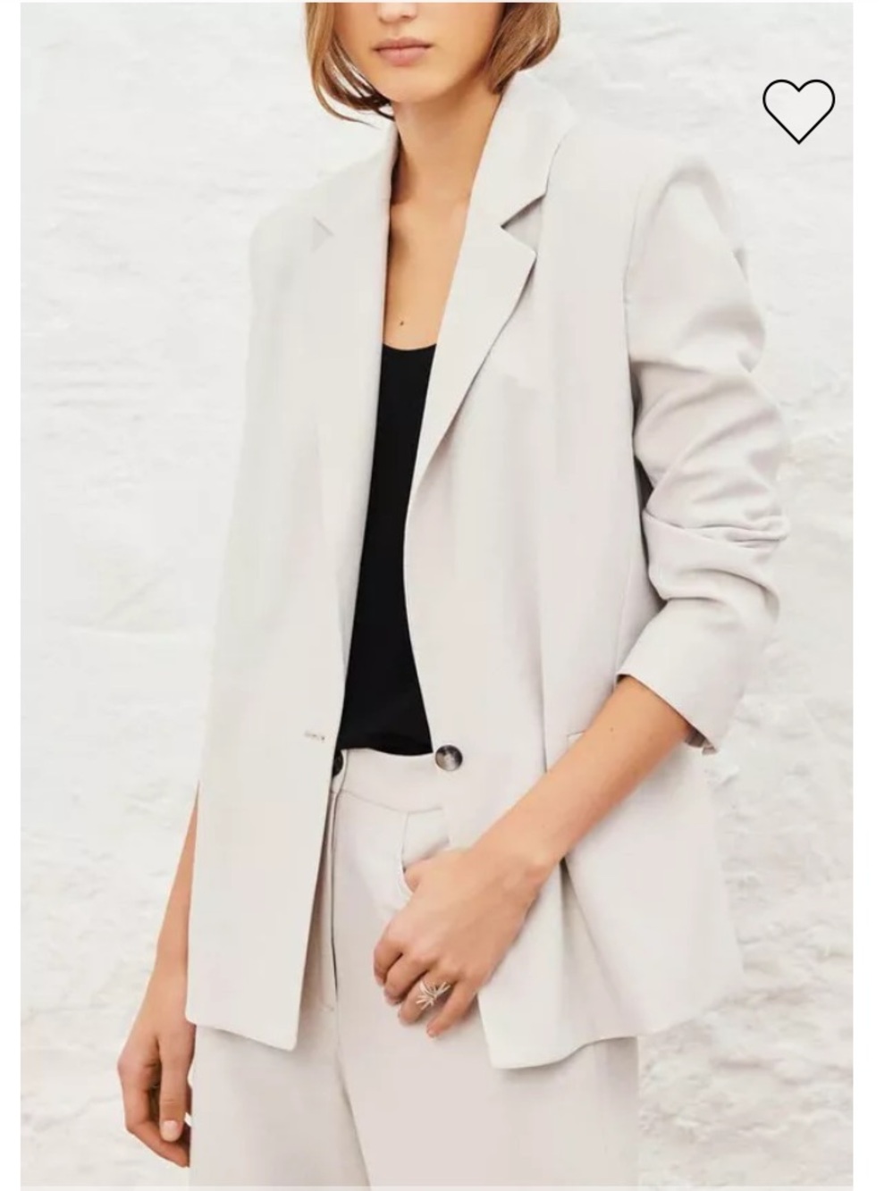 ba&sh Sella Blazer Ecru Size 2